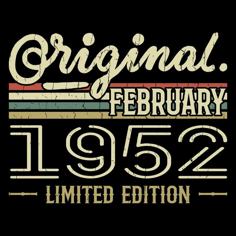 Februar 1952 Geschenk - Februar 1952 Geburtstag