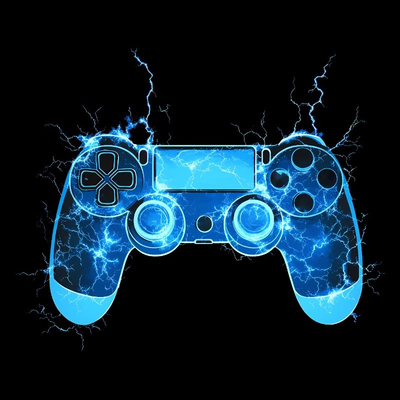 Gaming Kontroller Blitze Cool Gamer Geschenk