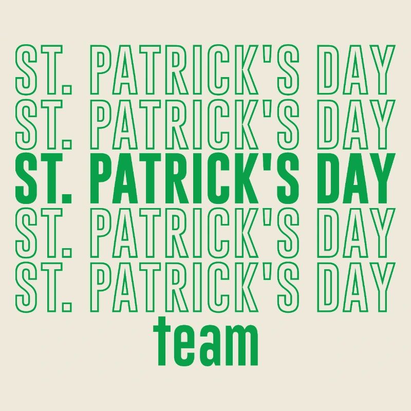 Team Saint-Patrick St Patrick Fête Des Patricks