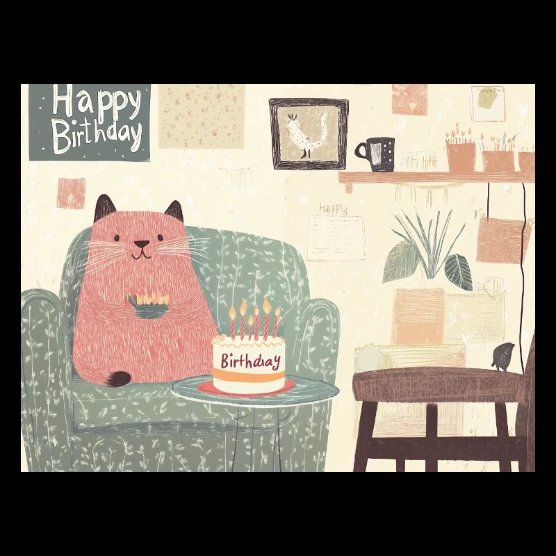 Happy Birthday cat