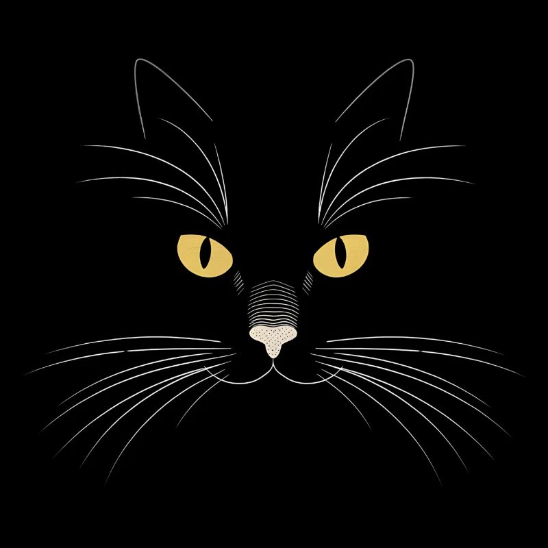 Schwarze Katze