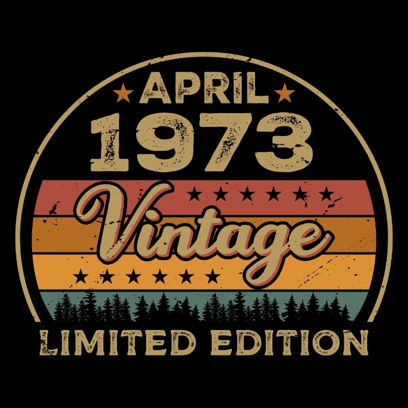 April 1973, birthday April 1973, gift April 1973
