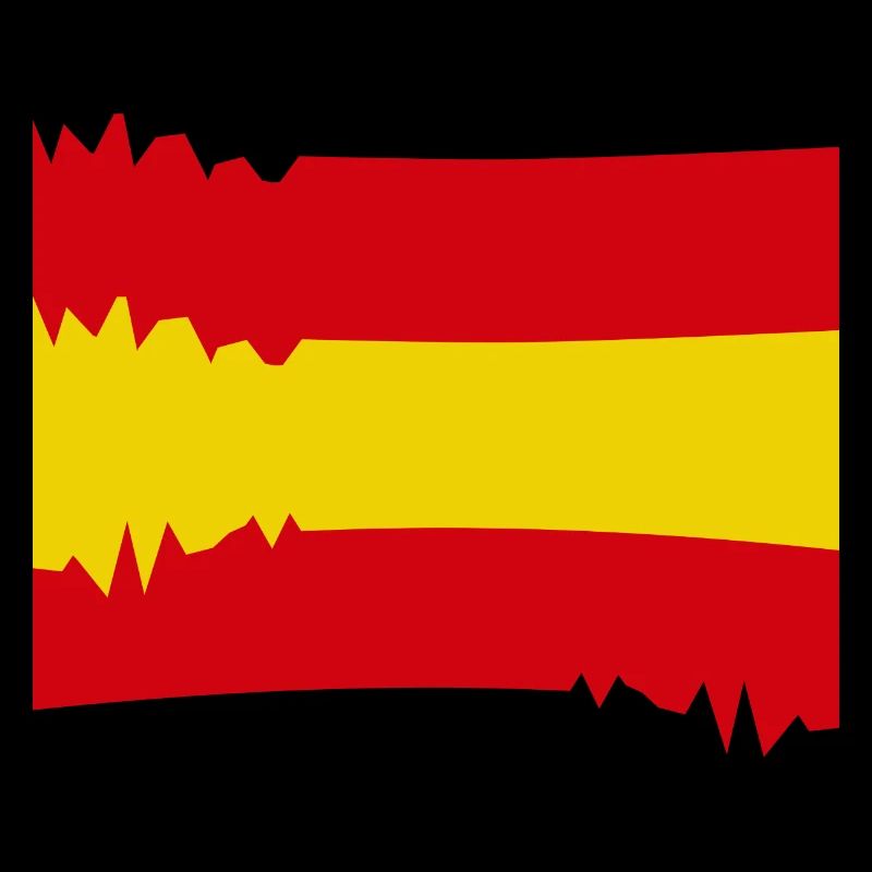 Drapeau espagnol : aspect flou