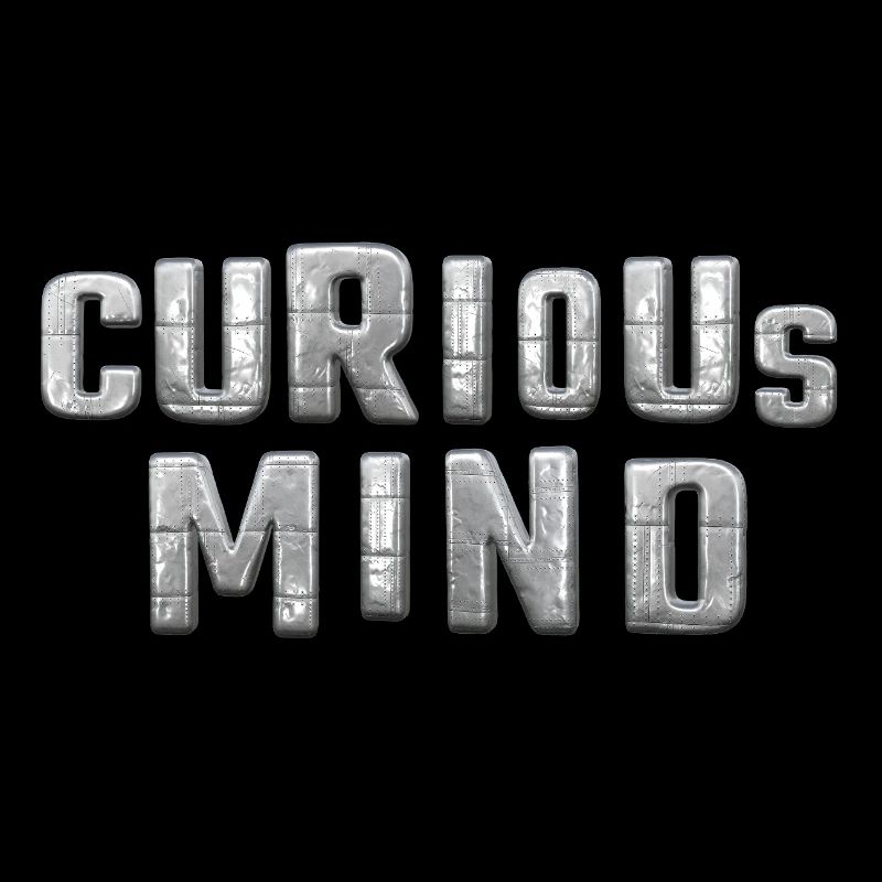 curious Mind metallic 3d