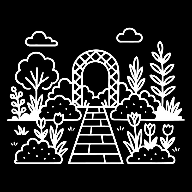 Garten Gärtnerei Logo