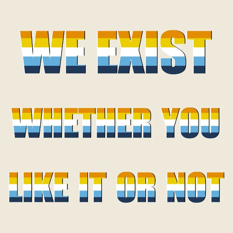 We Exist - AroAce Flag