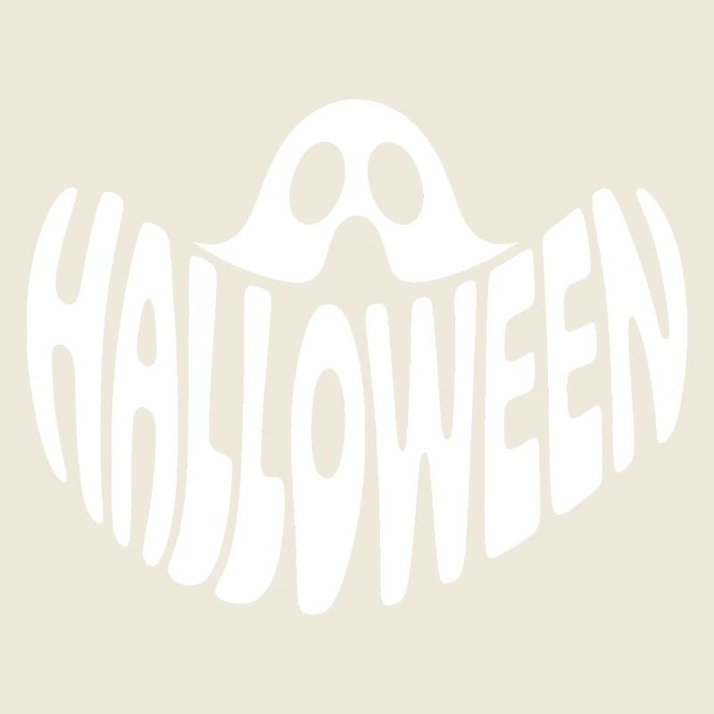 Ghost - Cool Halloween Logo