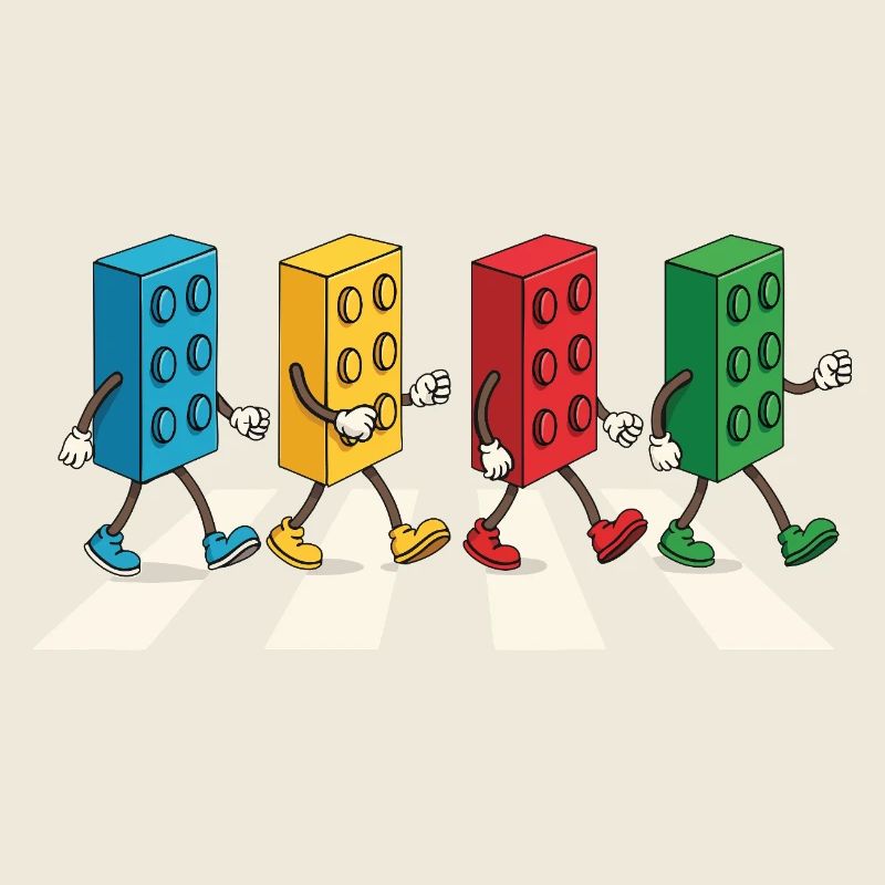 Zebra Made Of Bricks Creative Block Builder