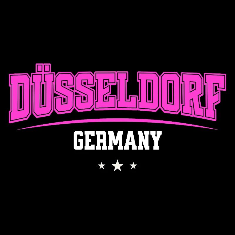 Düsseldorf Germany Typografie Pink