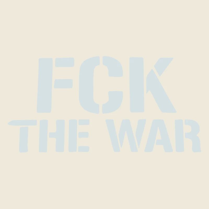 Friedliche Protestschablone