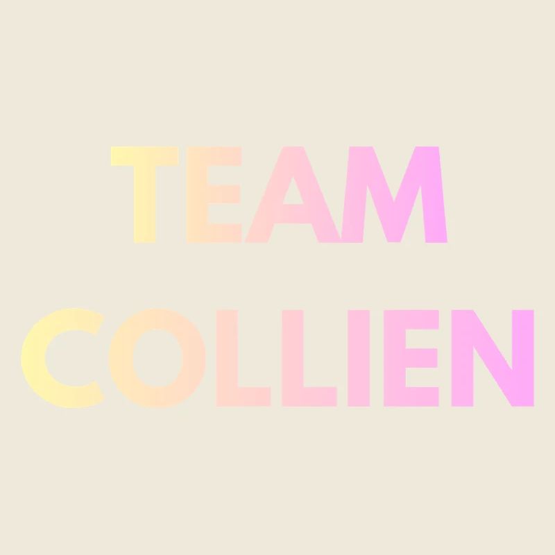 Texte du gradient de l’équipe Collien