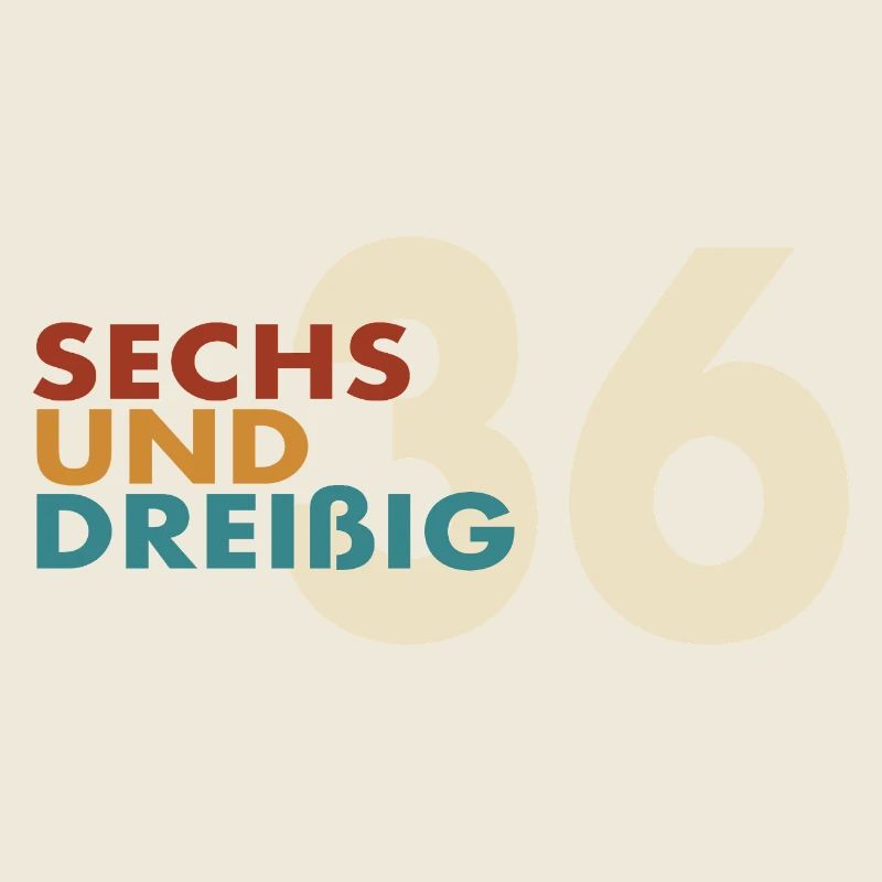 36. Geburtstag Geschenkidee Retro Vintage