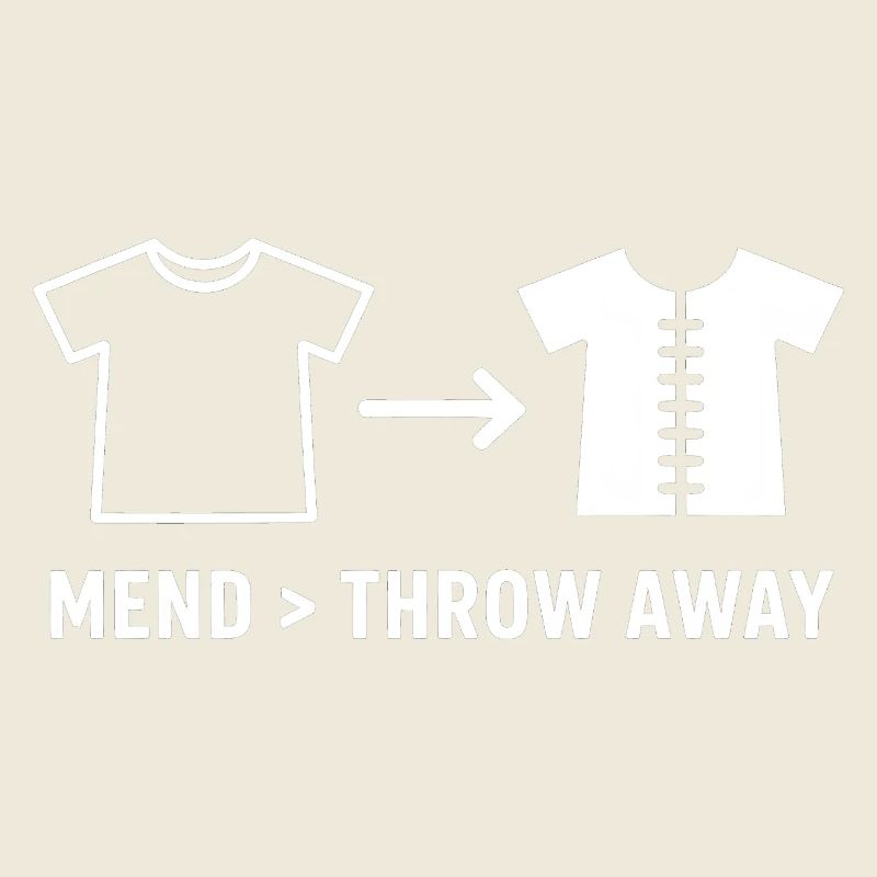Mend Throw Away Visible Repair