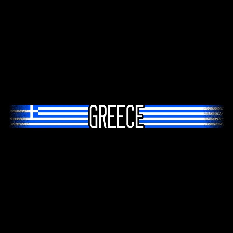 Grèce Drapeau / bannière 004 dessins ronds