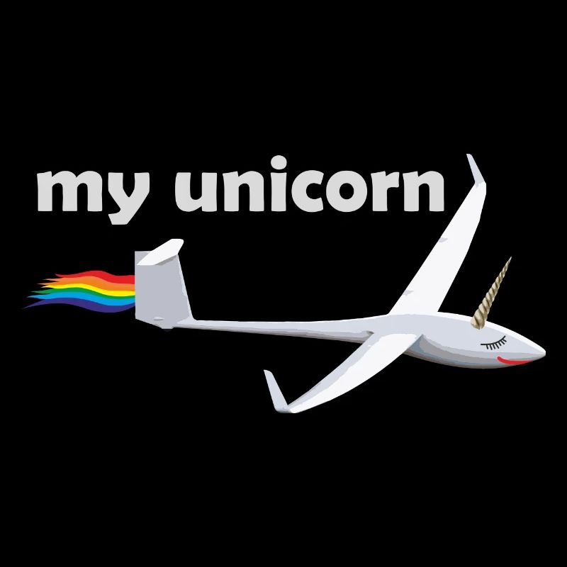 unicorn glider fly gift unicorn