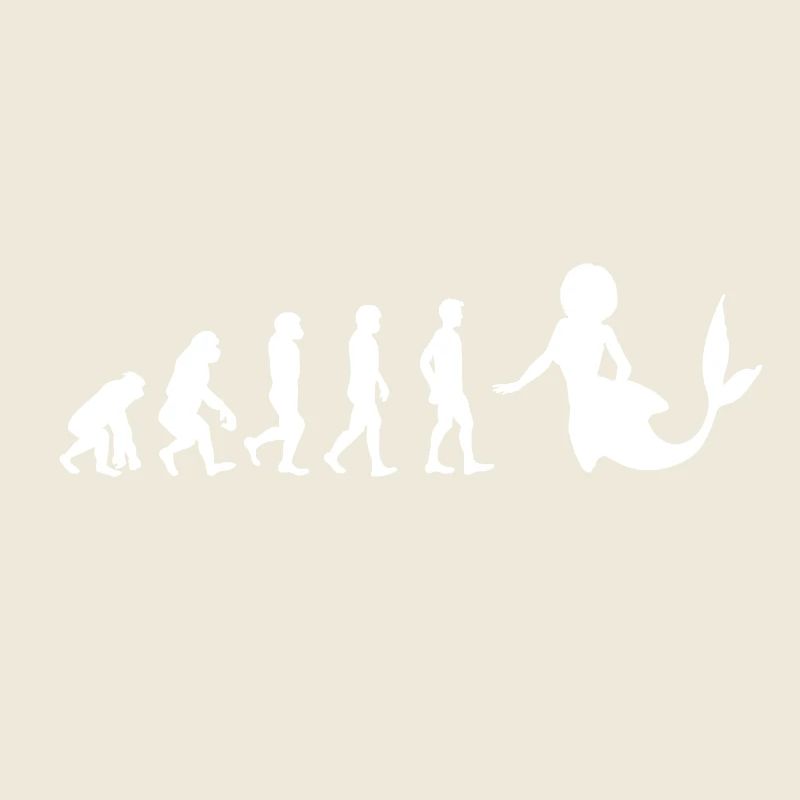 Evolution Nixe Mehrjungfrau Geschenk