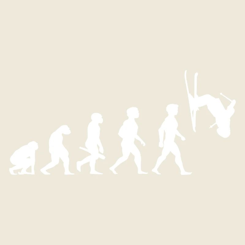 Evolution skier skiing freestyle winter sport
