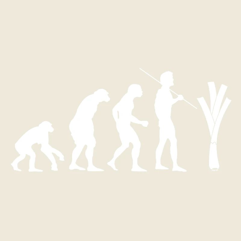 Evolution of the leek (white)