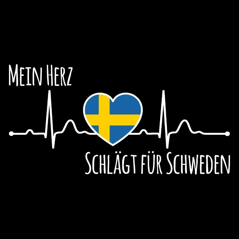 Mon cœur bat pour la Suède Scandinavie