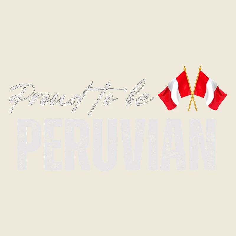 Stolzer Peruaner, Made in Peru