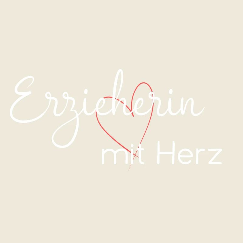 Rolltop Rucksack / Erzieherin mit Herz Rucksack