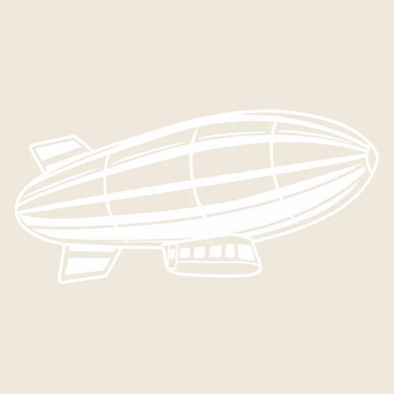 Luftschiff Silhouette Zeppelin