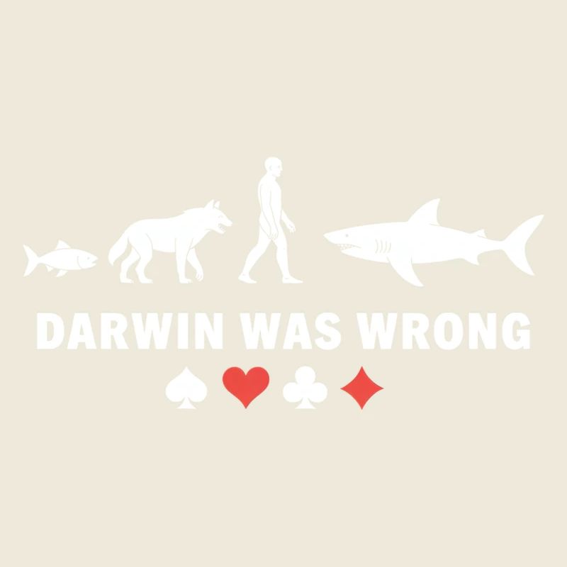 Poker Evolution Darwin était le mauvais jeu de cartes Shark