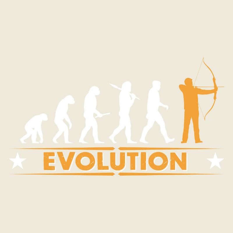 Bogenschiessen Evolution - orange/weiss