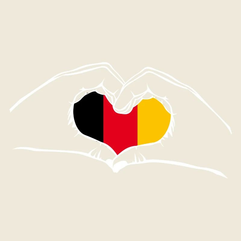 Ich liebe Belgien - Herz Hände