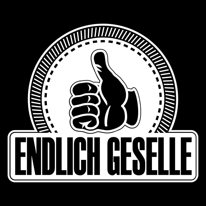 Endlich Geselle Daumen hoch