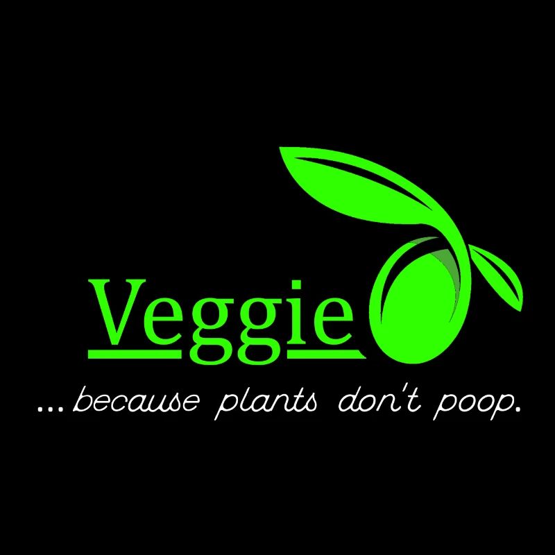 Veggie - Vegetarier. Geschenk Idee