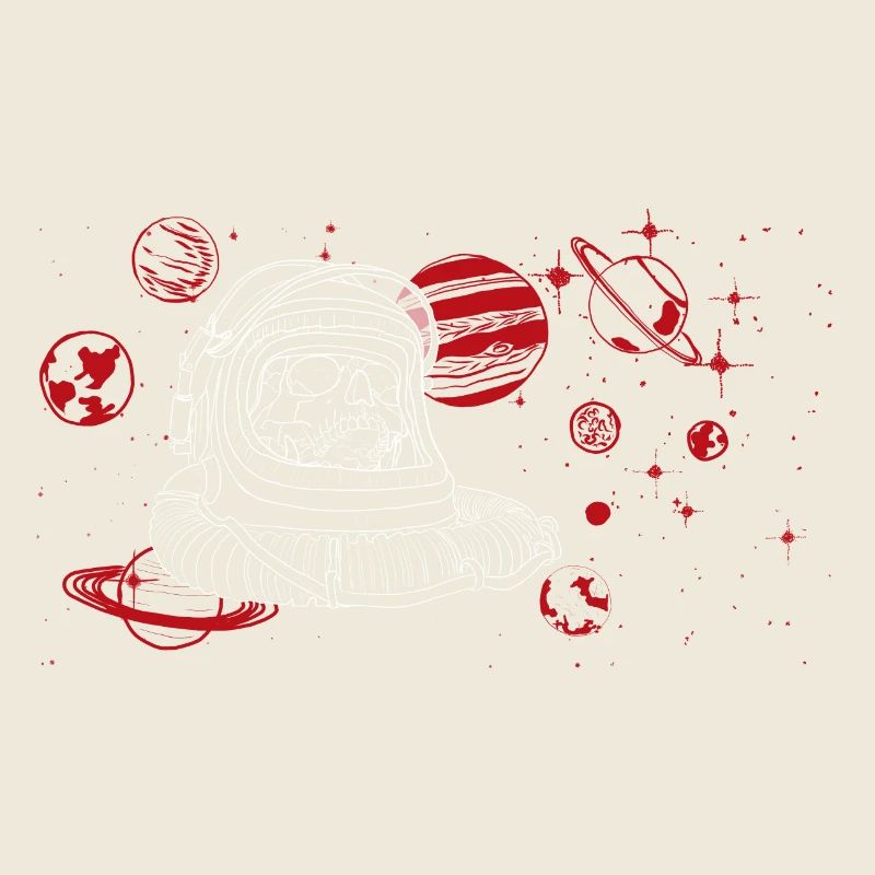 cri silencieux dans l'espace, blanc