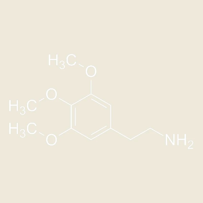Mescaline mescaline structural formula