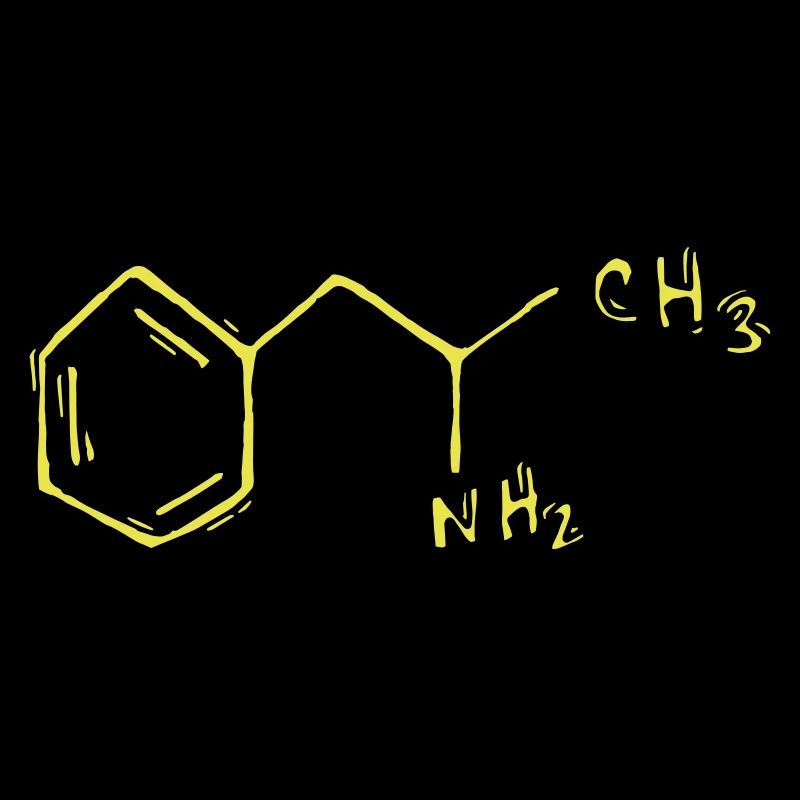 Chimie des formules structurales de l'amphétamine