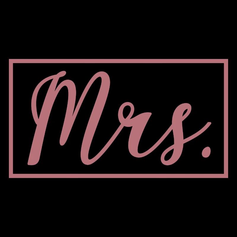 Mrs. Matching Couple Engagement Wedding Honeymoon