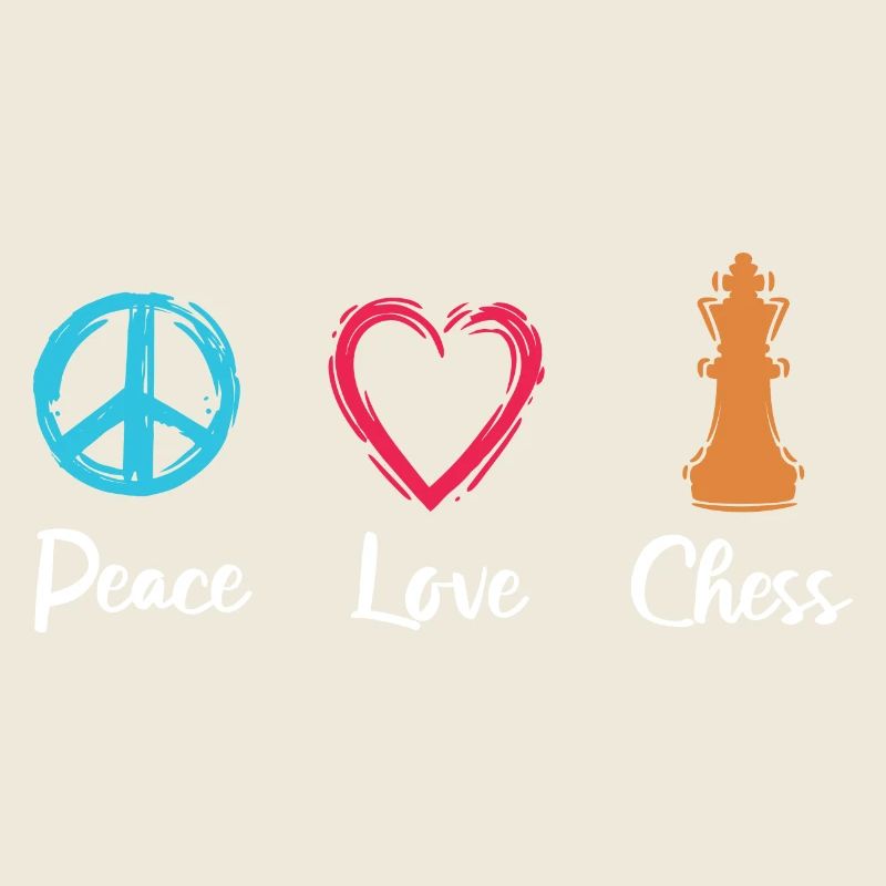 Frieden Liebe Schach