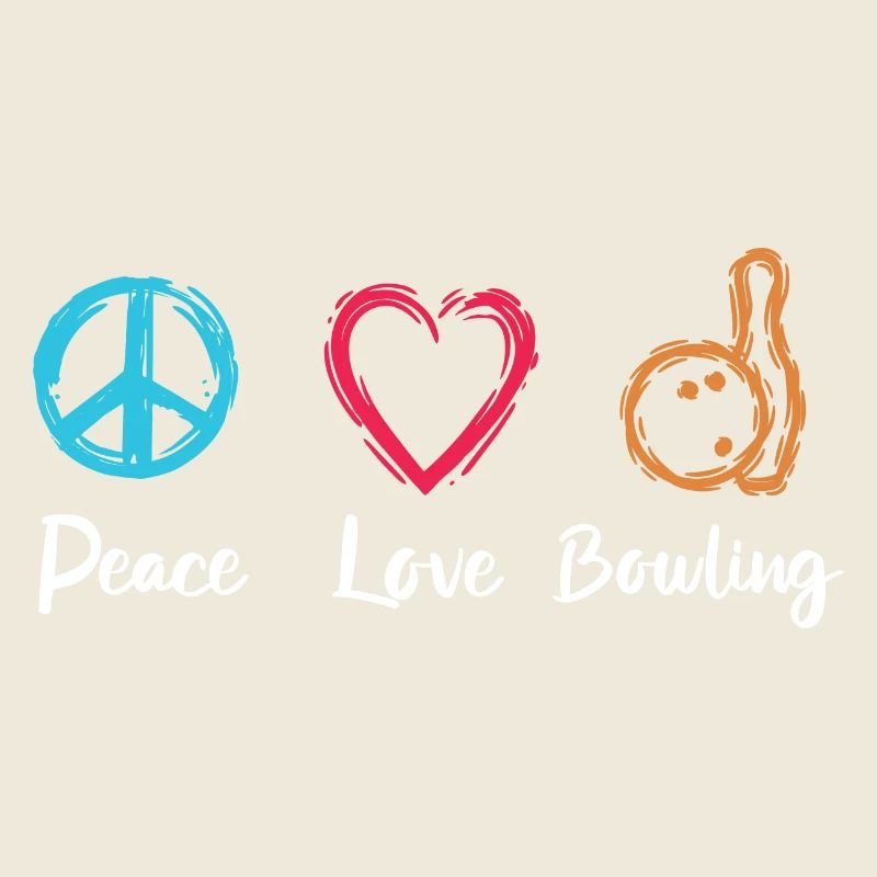 Frieden Liebe Bowling