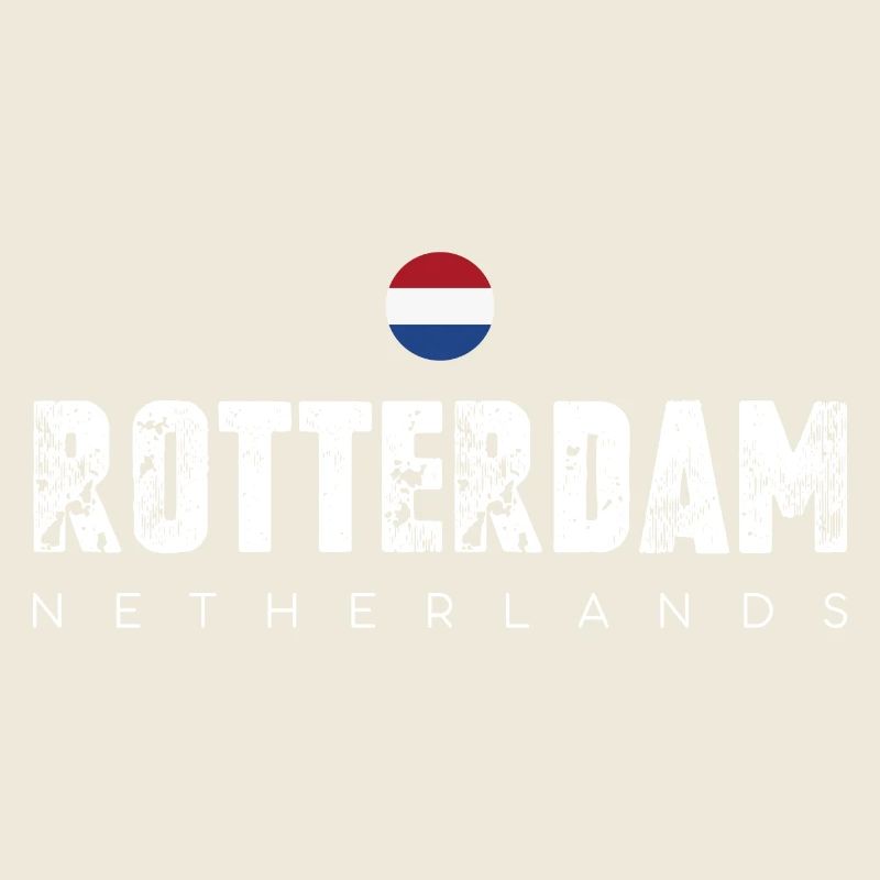 Emblème de la ville audacieuse de Rotterdam
