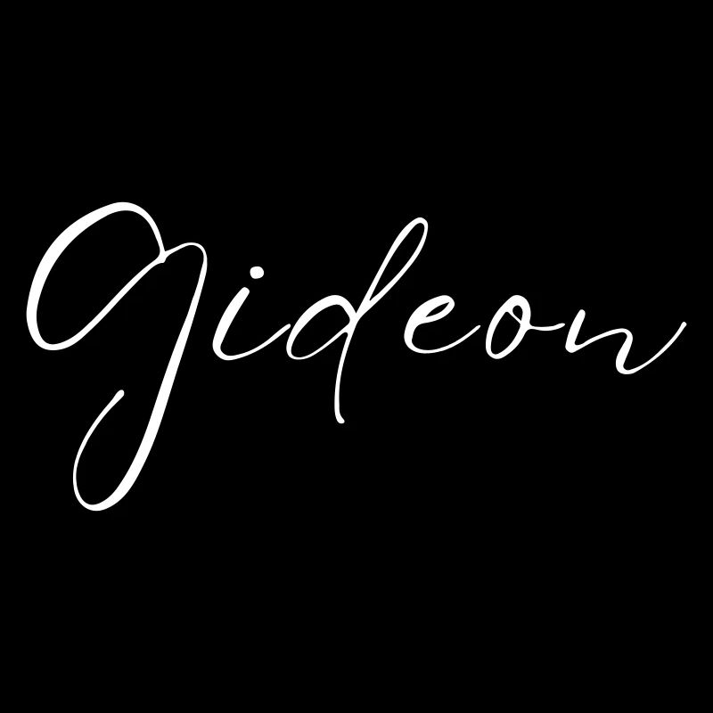 Gideon Name T-Shirt Gift for Men