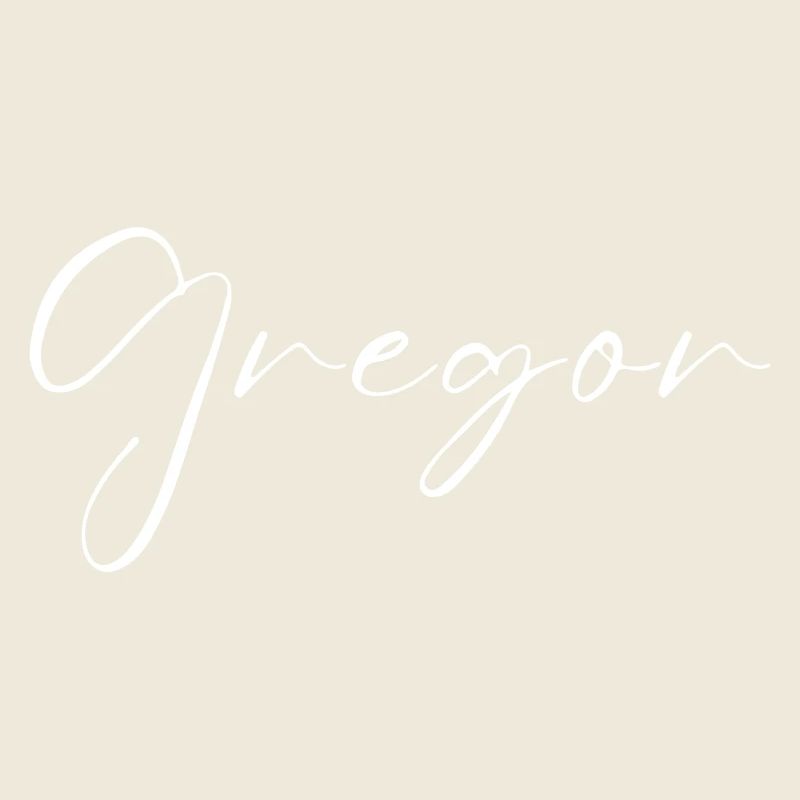 Gregor Name T-Shirt Gift for Men