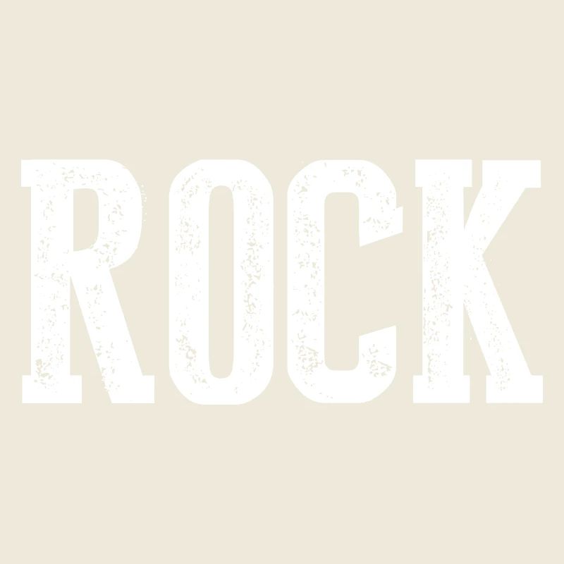 Conception typographique vintage rock and roll