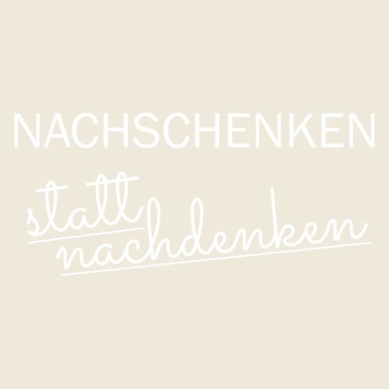 Refilling instead of thinking