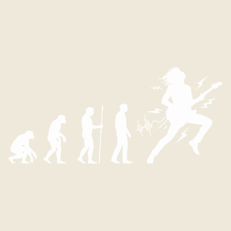 Evolution zum Rockmusiker Gitarren Design