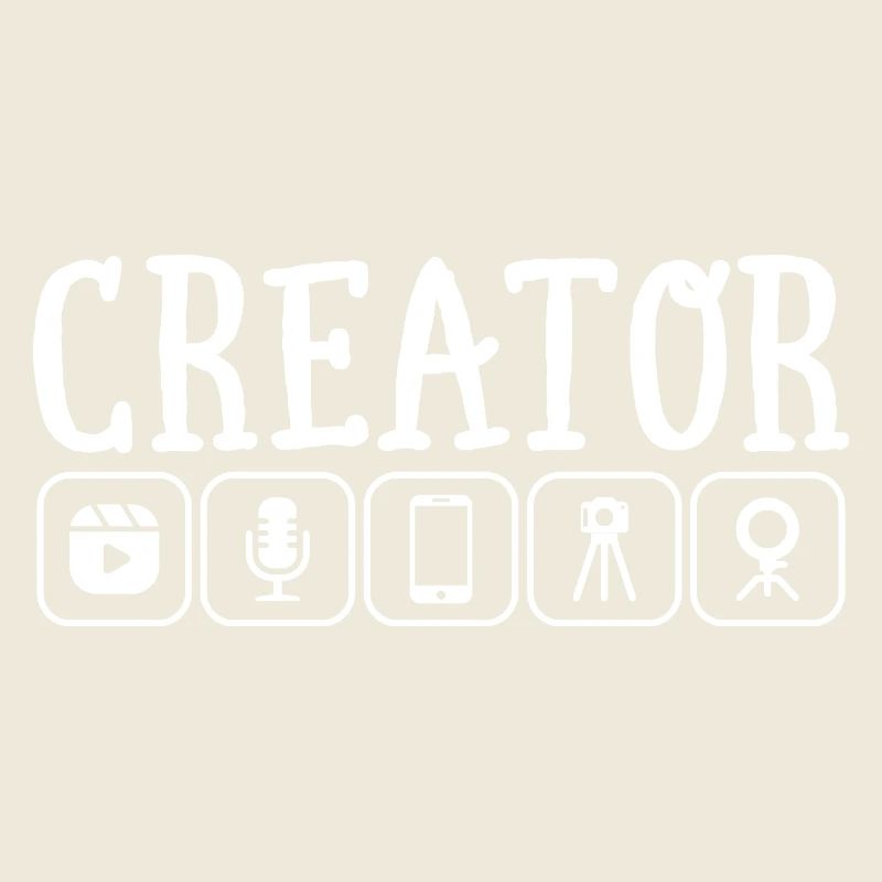 Content Creator Vlogger Online Streamer Influencer