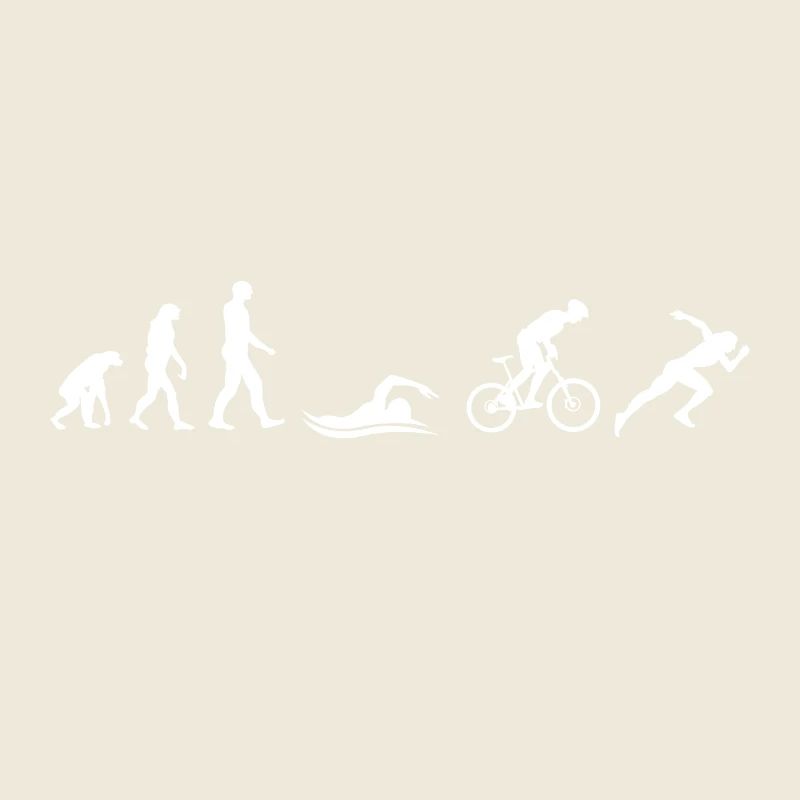 Triathlon T-Shirt · Evolution · Triathlet · Sport