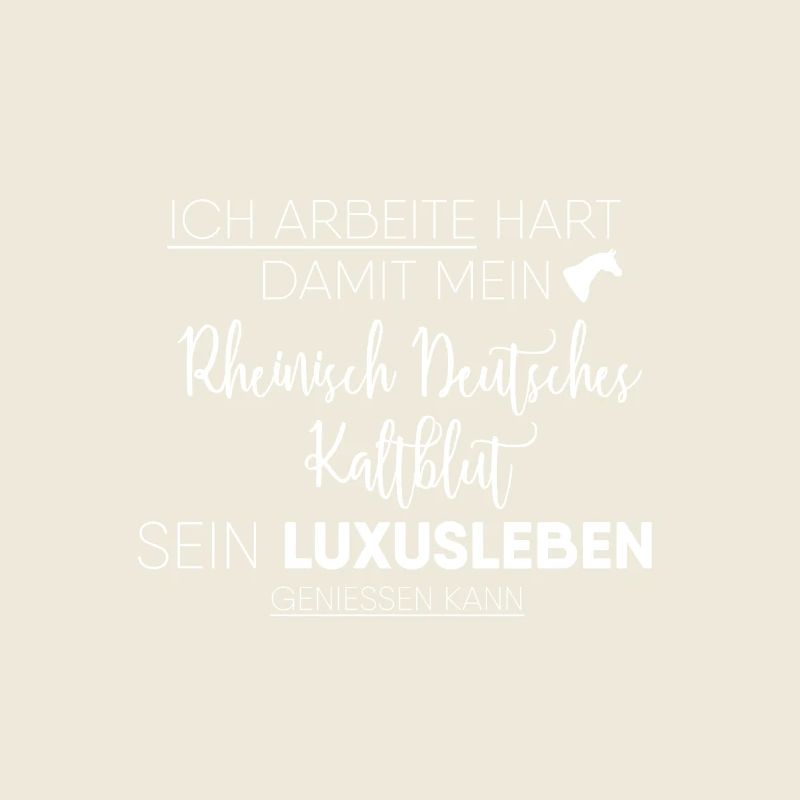 Rheinisch-Deutsches Kaltblut Pferd Geschenk