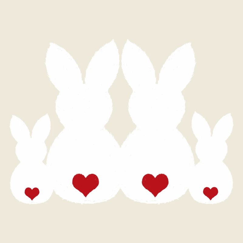 Rabbit family Rabbit Easter bunny Easter Easter present