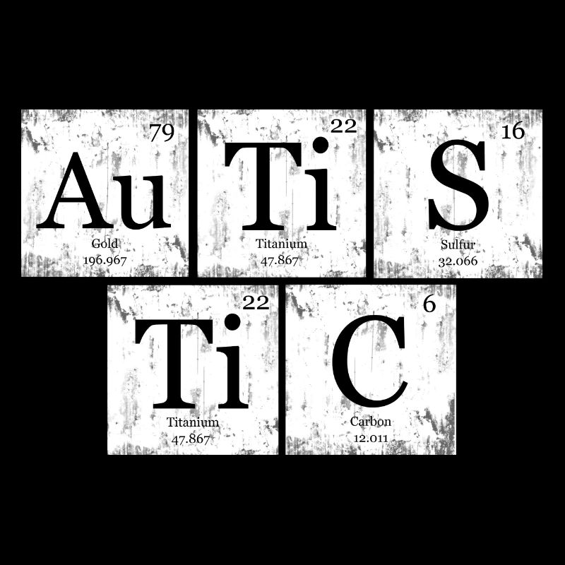 Tableau Périodique AuTiSTiC Nerd Geek