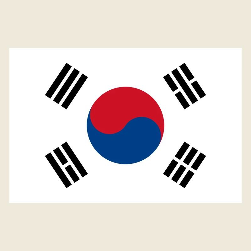 Drapeau de la Corée du Sud