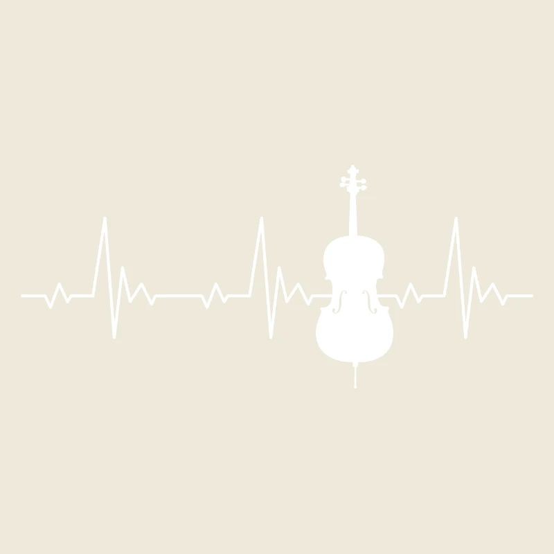 Cello heartbeat frequency pulse ECG